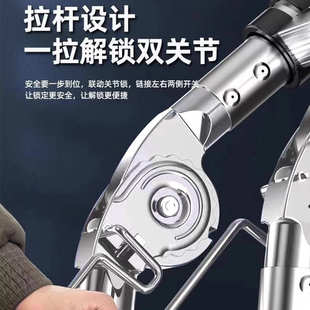 伸缩梯子不锈钢加厚升降人字梯家用折叠工程楼梯竹节梯多功能直梯