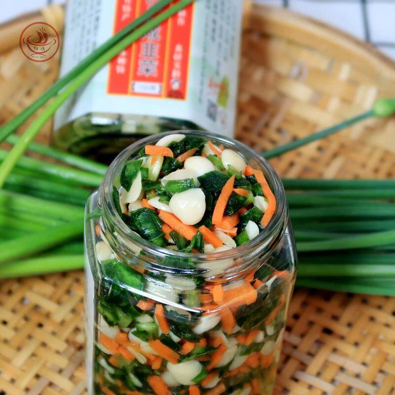 咸韭菜甘肃特产韭菜花手工下饭菜浆水面原料寒菜酸饭佐料杏仁咸菜
