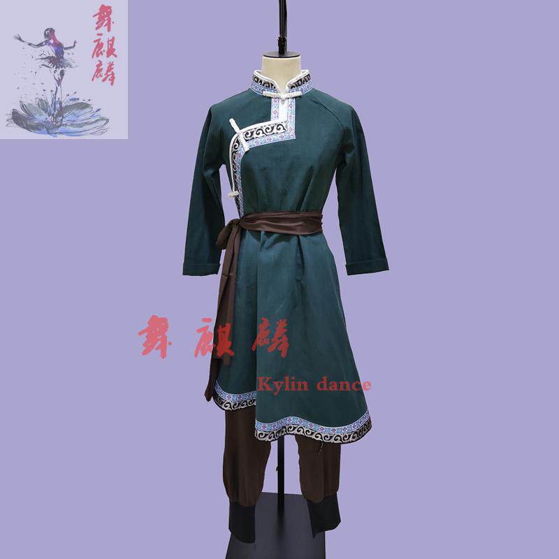 新款蒙考古族蒙族组合李乙同碗情舞蹈服演出服少添数民族艺款服装