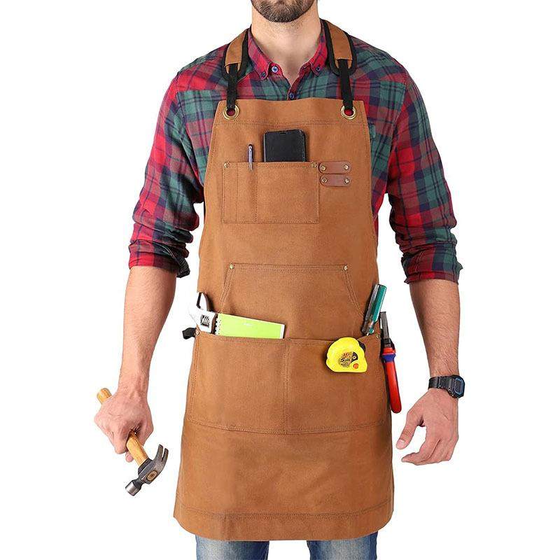 厚帆布围裙现代简约可调节电工木工工作服手作工具围裙,农用物资,其他肥料,淘宝优惠券,粉丝福利购,淘宝优惠卷