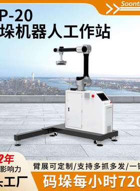 厂家WP-20码垛机机器人工作站升降工业机械手自动搬运纸箱设备