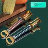 304不锈钢削皮刀刮皮刀4合1多功能土豆削皮神器开瓶器去皮刀瓜刨