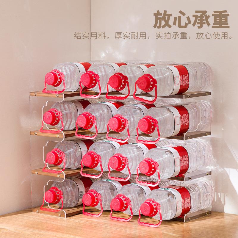 储易实简木桌上小架学生儿童收纳架松木多层飘窗物柜桌GL1211面置