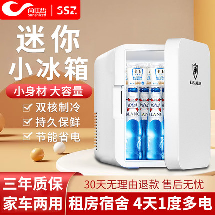 迷你小冰箱家用小型学生宿舍专用单人mini冷藏母乳一人小冰柜车载