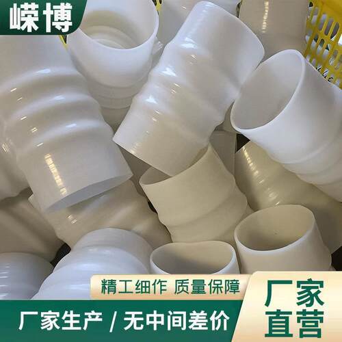 大口径硅胶管硅胶软连接硅胶波纹管鼓肚硅胶管振动筛硅胶软连接