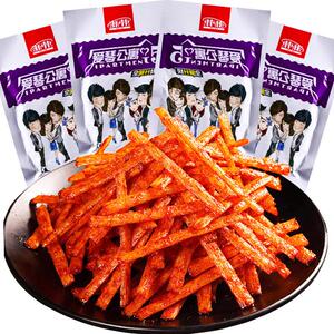 爱情琴公寓辣条校园麻辣小零食休闲小吃儿时怀旧解馋网红食品