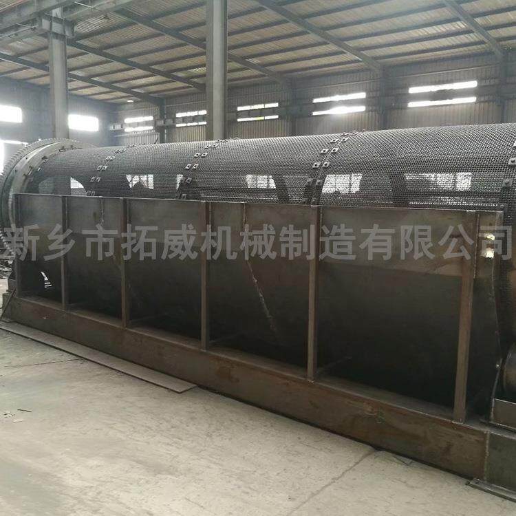 矿用石子砂子砂石骨料大产量滚筒筛无轴筛分锰钢筛网