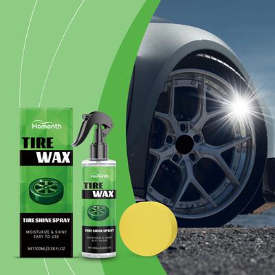 HOMONTH Wheel Shine Spray Kit - Car Tire Maintenance, Stain
