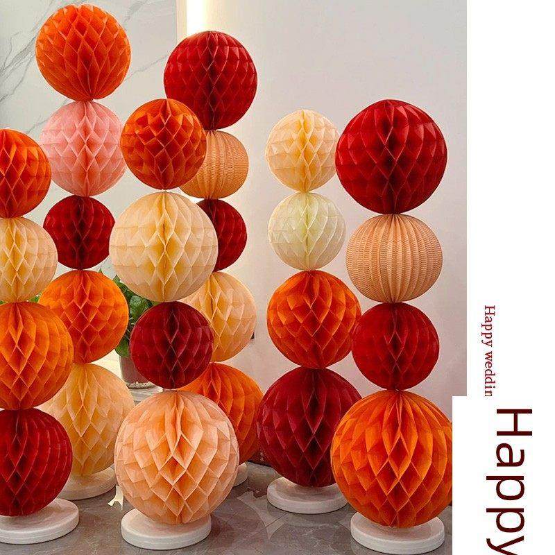 蜂窝球柱婚房布局套装客厅婚礼装饰婚礼男女新房喜字灯笼,节庆用品/礼品,婚房装扮用品,淘宝优惠券,粉丝福利购,淘宝优惠卷