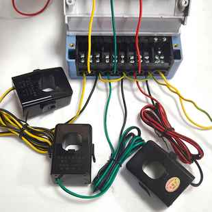 三相四电表380V工厂大功表电流互感式电度表电线能表率液器晶显示