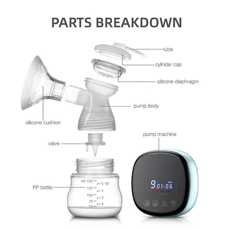 充电奶吸奶器挤奶集 静音器款双边吸 用品 电动大乳母婴吸力
