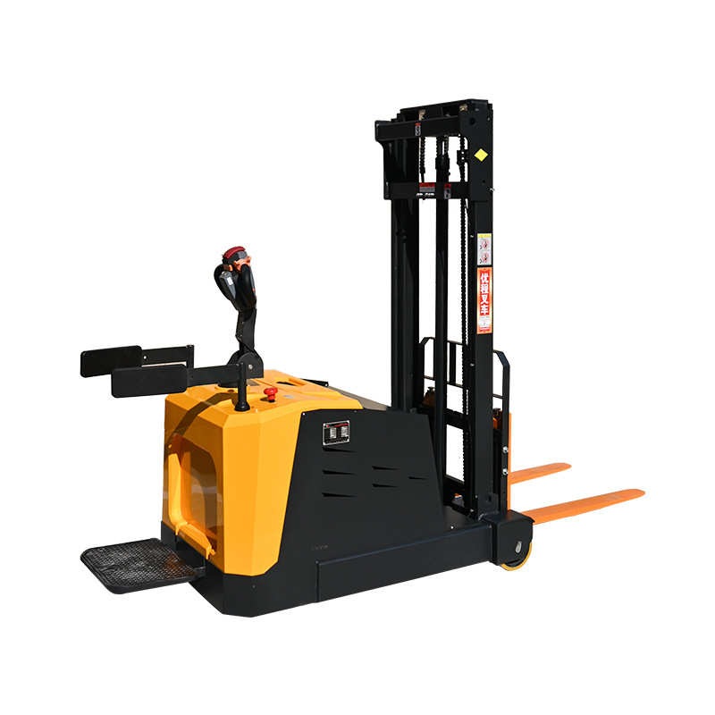 配重式1t全电动叉车前移式堆高车堆垛小型液压无腿铲车forklift