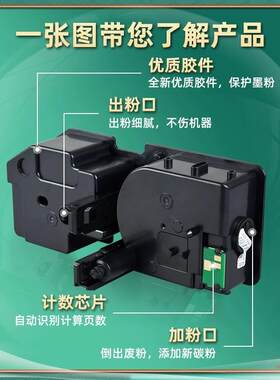 适用京瓷MA2100cx彩色打印机粉盒MA2100cfx墨盒2100cwfx碳粉墨粉
