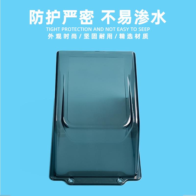 门禁机水室外门铃防雨保护壳遮阳罩开关保罩刷盖卡门禁N11灰色遮