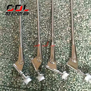 锁头304不锈钢配件钢化玻璃拉杆雨棚拉杆 不锈钢批发