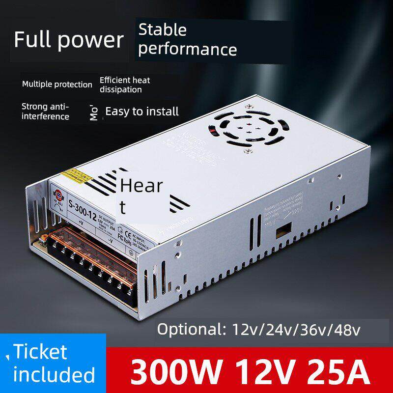深圳明威S-300-24可调开关电源220转换12V48V变压器模块适配器110