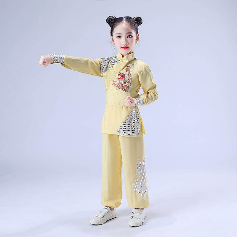 正品新型儿童术表演服、武功夫服、武表术体太极演服、中小学生团