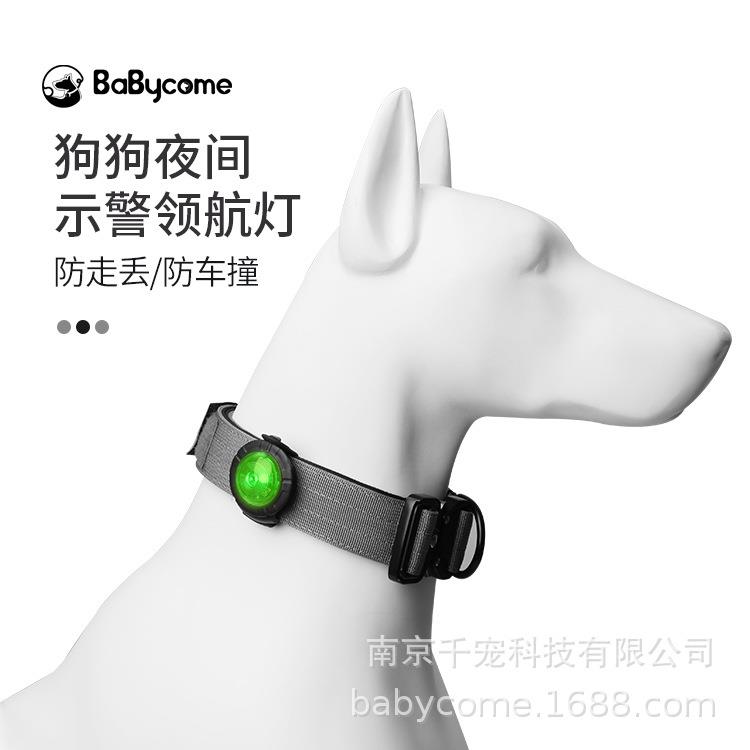 Babycome宠物灯夜间夜晚遛狗灯发光狗狗防走失灯吊坠LED项圈用品