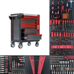 厂柜家供式 滑轮工具车 应工具车重型移动便携加厚抽带屉259式
