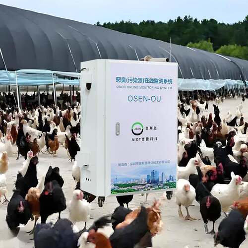 猪舍鸡笼恶臭在线监测仪器大型家禽养殖基地恶臭污染管控系统