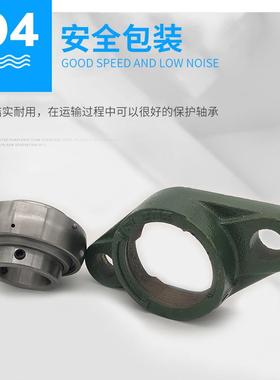 LJP洛阳带座外球面轴承UCFL309 ULCFL30 UCF311 UCFL3121 普通级