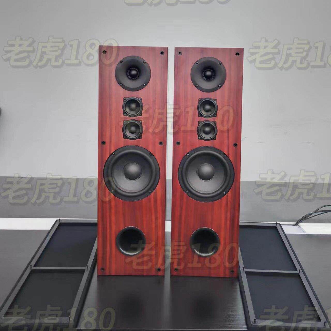 6.5寸老虎180设计三分频音箱套件 高音质喇叭空箱电声器材元件