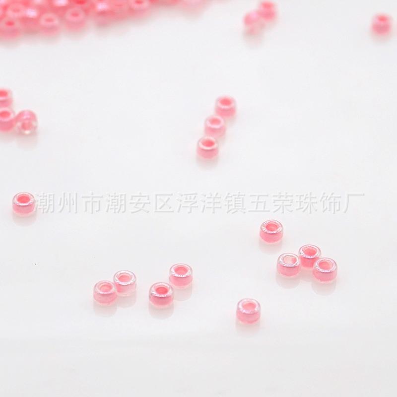 W品R-连线珠玻璃珠机绣玻璃散DBC珠电脑机米绣珠8盘珠服装饰辅料