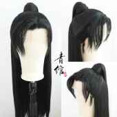 高档丝定制温客行周子蕾舒手钩假发山河—令装 美人古尖前发套