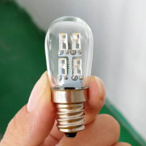 LED灯泡E12E14灯珠110V220V直插灯珠0.5W装饰灯光源塑料PC玻璃S6