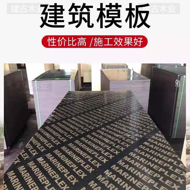 清水板黑模板建筑高层用木模板覆膜板厂家现货建筑高层大模板