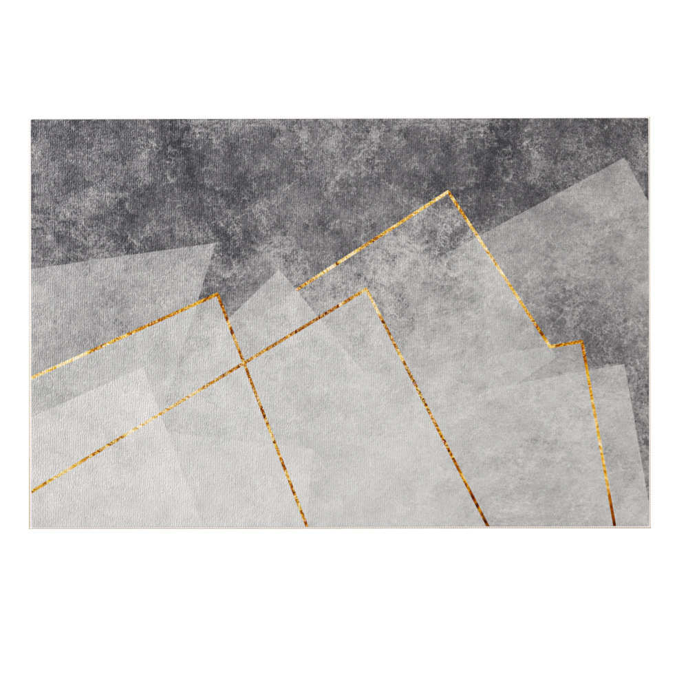 客厅轻奢圈绒地毯家用茶几玄关卧室防滑门口地垫一件起订加工定制