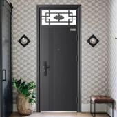 现货防盗门农村自建房大门带通风窗氟碳漆防晒防雨单门子母入户门