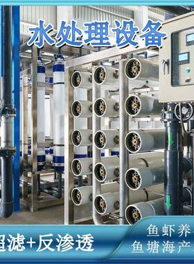 鱼塘循环用水鱼虾养殖培育海水咸水淡化净化水处理机械反渗透设备