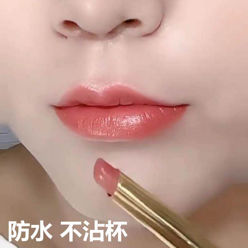 佳琪推荐口红正品不沾杯不掉色肉桂奶茶淡浅胡萝卜豆沙色哑光雨衣