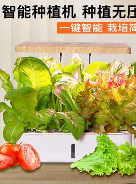 智能种菜水耕机室内无土栽培蔬菜水培植物育苗花卉家庭种植箱