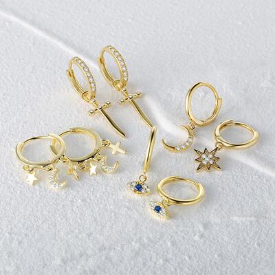 CANNER Luxury 925 Sterling Silver Ear Cartilage Piercing