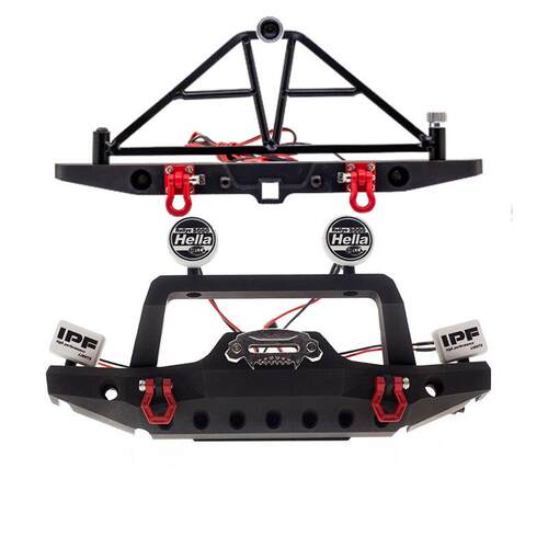 1/10攀爬车金属保险杠TRX4SCX-1090046防撞杆骑士前后杠
