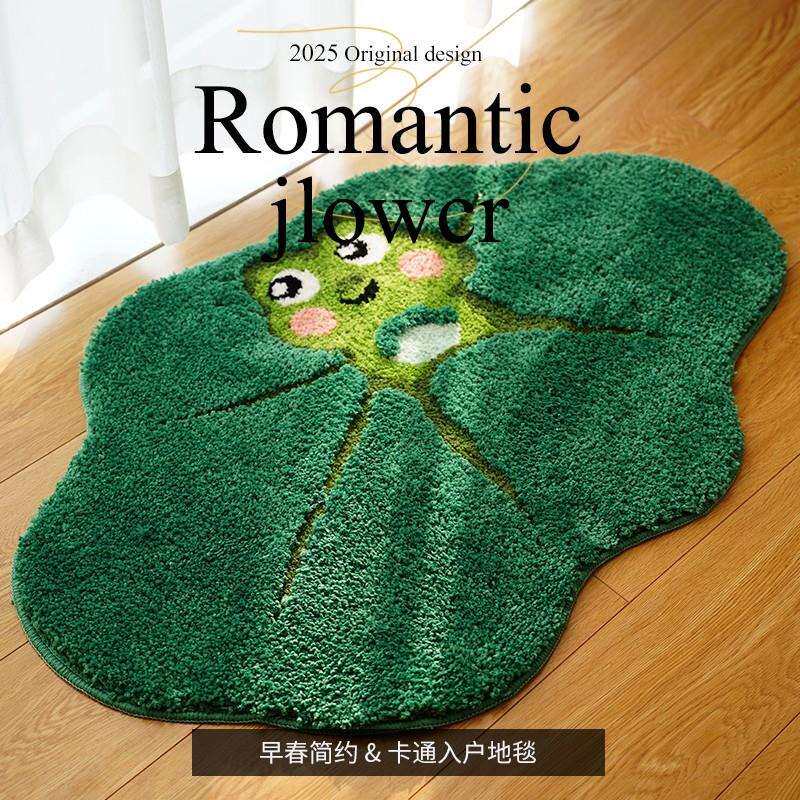 青蛙地毯卧室房间脚垫吸水速干入户椅子加厚异形地毯防滑浴室