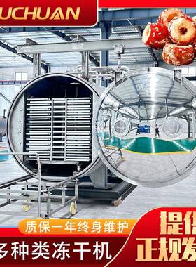 冻干机脱水磨牙大骨羊骨可试样真空干燥机械圆筒食品级冻干设备