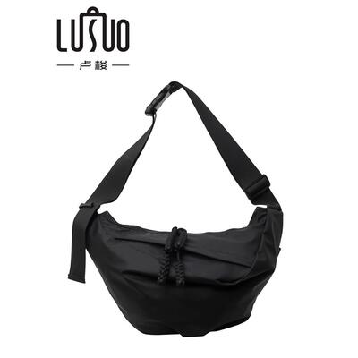 斜挎包女骑行包2025新款挎包男饺子女包男士胸包男款包包男生背包