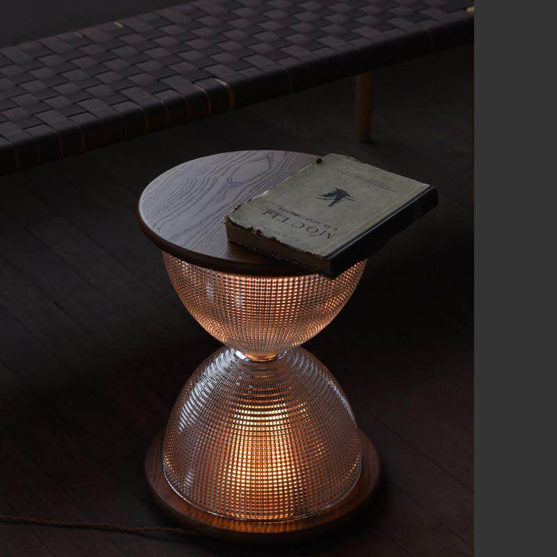 中古仓mooore中古边几角几茶几边柜侘寂原创落地灯复古家具灯具