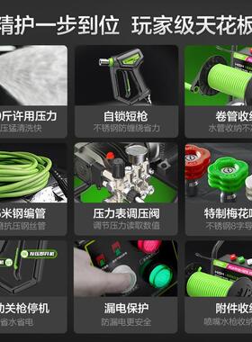 绿田R29POR22V32压0工00绿田虎W绿霸商用大功率虎啸业洗车机高清