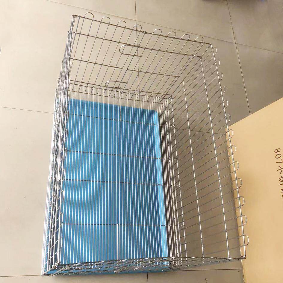 狗笼不锈钢宠物围栏不生锈狗狗围栏跑笼折叠式四片装猫狗展示笼
