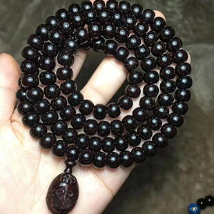 小叶紫檀苹果珠金星佛珠文玩手串念珠手链项链送礼佳品 龙瑞