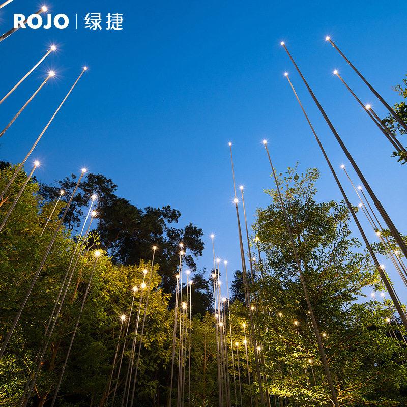 户外景观大型端别墅区景区公园小区深林级梦幻发光萤火虫灯光