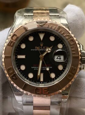 99新全套40mm劳力士游艇名仕型间金m126621-0002自动机械男表正品