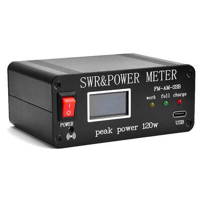 CQV-SWR120120w数字功率驻波表240*240全彩高清显示屏FM-AM