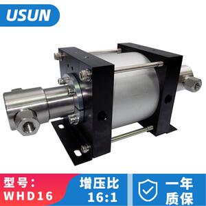 USUN12MPA WHD16气动液压升压机 气动试压水泵 液压升压泵气驱