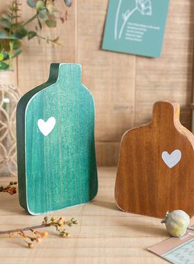 阿楹 ins假花书架签到台餐边柜幼儿园办公治愈小摆件洞洞板装饰品