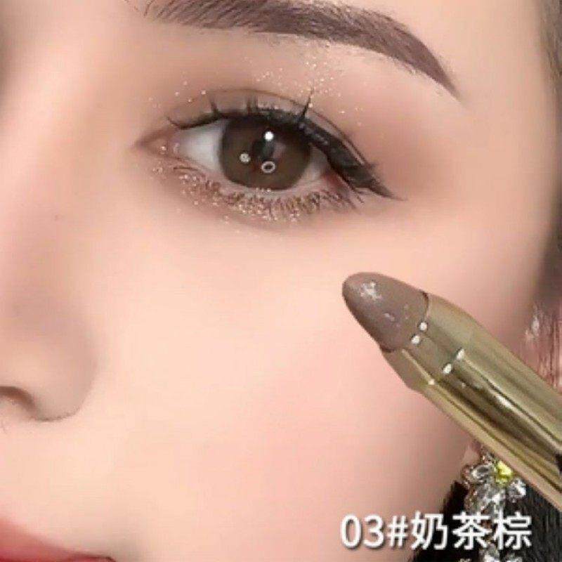 懒人眼妆眼影棒卧蚕高光笔双头大地色一抹成型防汗不脱晕妆不飞粉